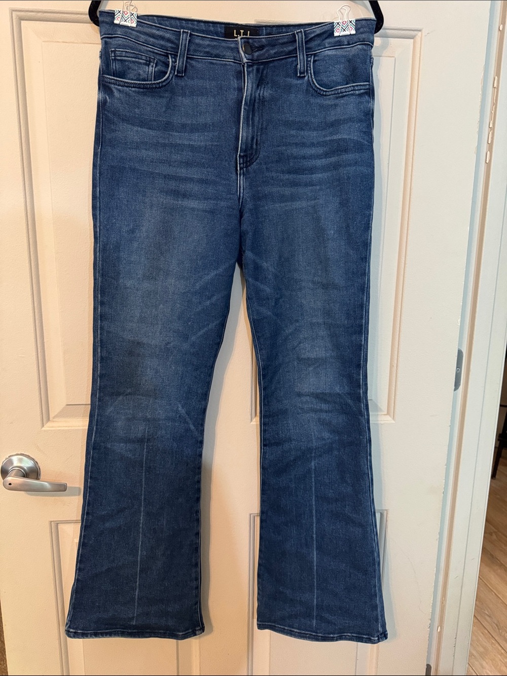 Women's Dark Blue Flared Jeans